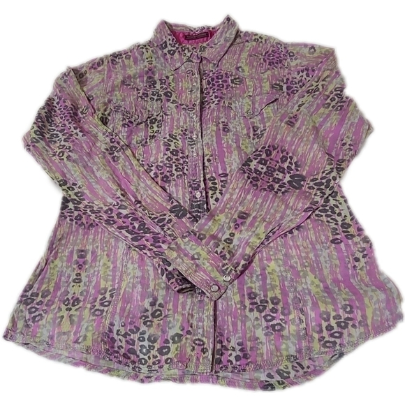 Rock 47 by Wrangler| Long Sleeve Button Down Shirt - Picture 3 of 6